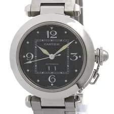 Cartier — Cartier Pasha C Big Date Steel Automatic W31055M7 Polished BF584711 — Watch — resale