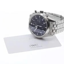 IWC — IWC Pilot's Watches IW371704 42mm SS Black #C18074 — Watch — resale