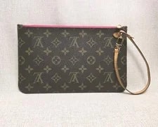 Louis Vuitton — Louis Vuitton Neverfull Pivione Pochette Wristlet Authentic COA — Handbag — resale