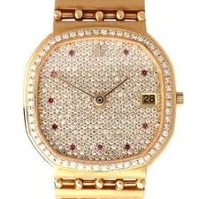 Audemars Piguet — Audemars Piguet Cobra 33mm 18k Gold Diamond Ruby Bamboo Bracelet — Watch — resale