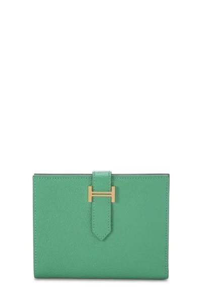Hermès — Menthe Bearn Compact Wallet — Accessory — resale
