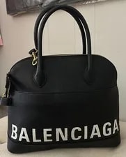 Balenciaga — Balenciaga M/LShoulder Ville Top Handle With Straps-Excellent — Handbag — resale