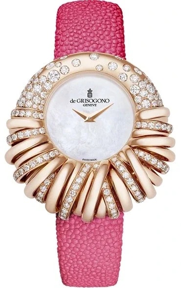 Worldofluxuryus — De Grisogono Allegra 18K Rose Gold & Diamonds Lady's — Watch — resale