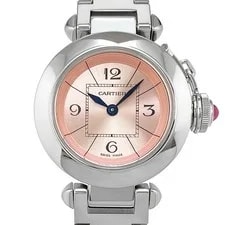 Cartier — Cartier Miss Pasha W3140008 Quartz Stainless Steel Pink Dial Polished 27mm — Watch — resale