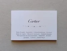 Cartier — Cartier Booklet Booklet - Year 2018 — Watch — resale