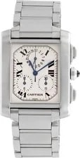 Cartier — Cartier Tank Francaise 2303 Stainless Steel White Dial 28mm Quartz — Watch — resale