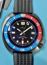 Seiko — Heimdallr Willard Diver 44MM Black Dial Pepsi Seiko TMI NH35 Sapphire Stainless — Watch — resale
