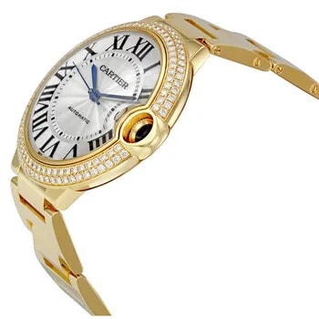 Cartier — Ballon Bleu Silver Dial 18K Yellow Gold WE9007Z3 — Watch — resale