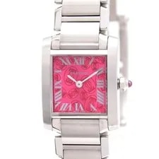 Cartier — Cartier Tank Française SM 2006 Christmas Limited Edition Raspberry W51030Q3 #108 — Watch — resale