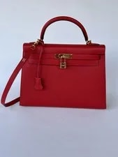Hermès — Hermes Kelly 32 Cm Sellier With Hardware Cassac — Handbag — resale