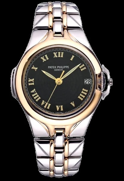 Worldofluxuryus — Patek Philippe Sculpture Steel and Gold — Watch — resale