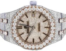 Audemars Piguet — Audemars Piguet Royal Oak 37MM 18K Rose Gold/ Steel Diamond 32.75 Ct — Watch — resale