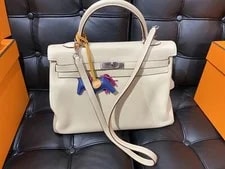 Hermès — Hermès Kelly 35 Crossbody With Rodeo Tag New — Handbag — resale