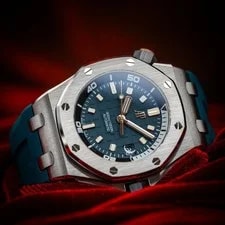 Audemars Piguet — Audemars Piguet Royal Oak Offshore Diver Blue Rose Gold 15720ST.OO.A403CA.01 — Watch — resale