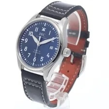 IWC Schaffhausen — IWC Schaffhausen Pilot Mark XX IW328203 40mm SS Blue Dial Automatic #C268 — Watch — resale