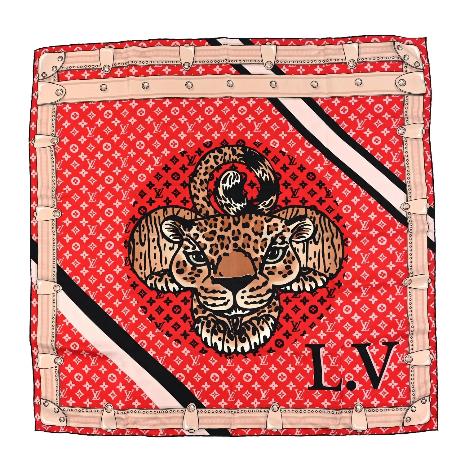 Louis Vuitton — Your Highness Square Scarf — Accessory — resale