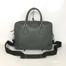 Prada — Prada Briefcase 2-Way Detachable Strap Made in Italy — Handbag — resale