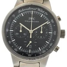 IWC — IWC Schaffhausen GST IW372701 Date Chronograph Black Dial Quartz _942001 — Watch — resale