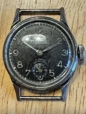 Breitling — Alton Company With WXZ Breitling Movement Military Black Dial 1950s 17J — Watch — resale