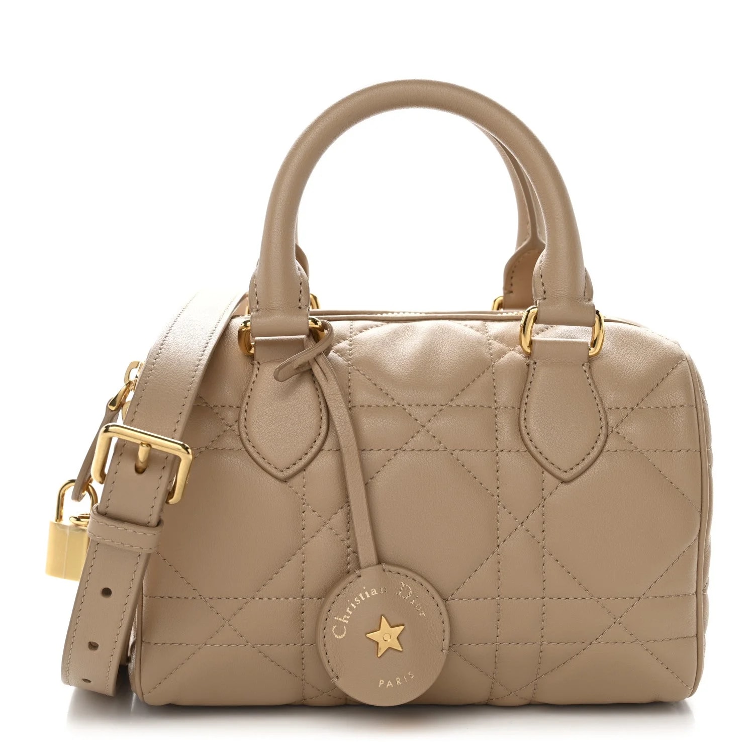 Dior — Macrocannage Groove 20 Biscuit — Handbag — resale