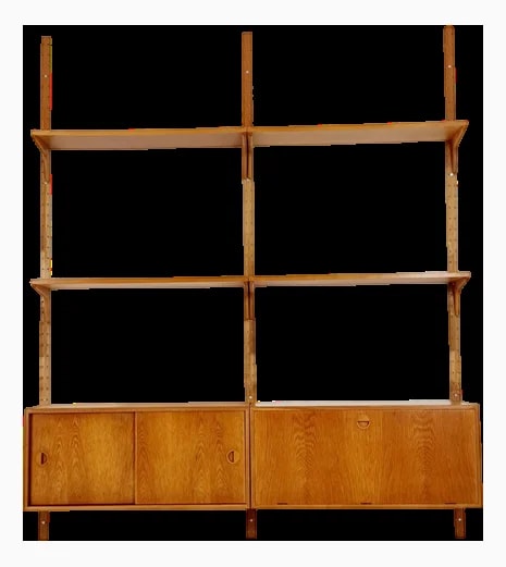Danish Modern — Danish Modern Modular Shelving System By Hansen & Guldborg Mobler, Denmark, 1960s — Furniture — resale