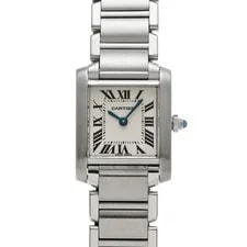 Cartier — Cartier Tank W51008Q3 ( 2384) 18mm Stainless Steel Silver #WW2606 — Watch — resale