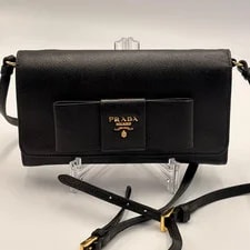 Prada — Prada Ribbon Chain Wallet From Japan F/S — Handbag — resale