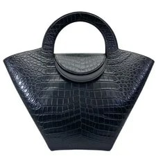 Bottega Veneta — Excellent Condition Bottega Veneta Doll Large Capacity Crocodil — Handbag — resale