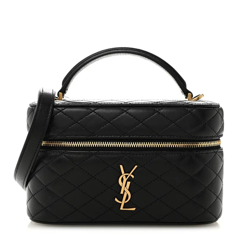 Saint Laurent — Quilted Mini Gaby Vanity Case — Handbag — resale