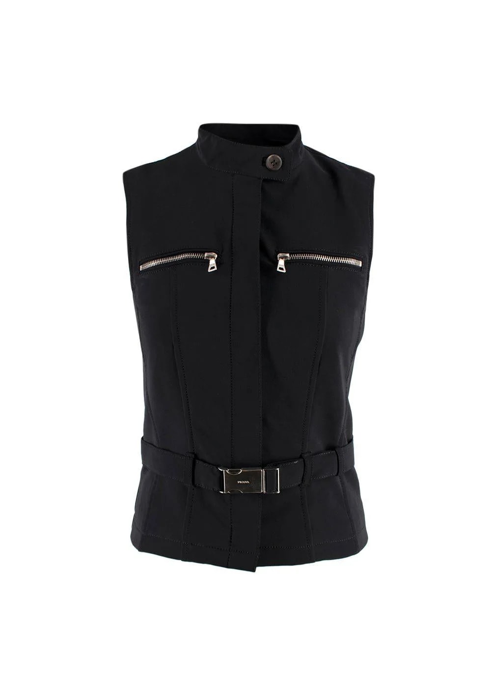 Prada — Prada Belted Utility Vest — Clothing — resale