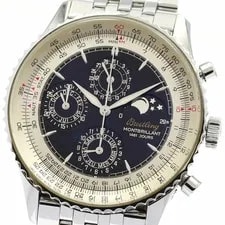 Breitling — Breitling A19030 Navitimer Montbrillant Chronograph Automatic Black — Watch — resale
