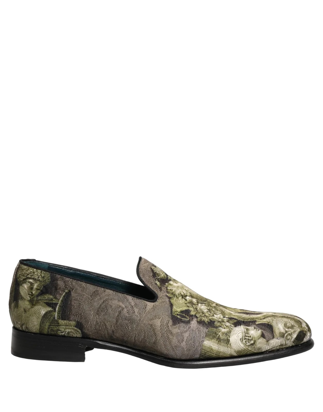 Dolce & Gabbana — Dolce & Gabbana Baroque Print Slip on — Designer Shoe — resale