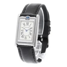 Cartier — Cartier Tank Basculante MM W1011258 23mm SS Silver Dial Quartz #C2344 — Watch — resale