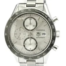 TAG Heuer Carrera Tachymeter Chronograph Stainless Steel Automatic Winding