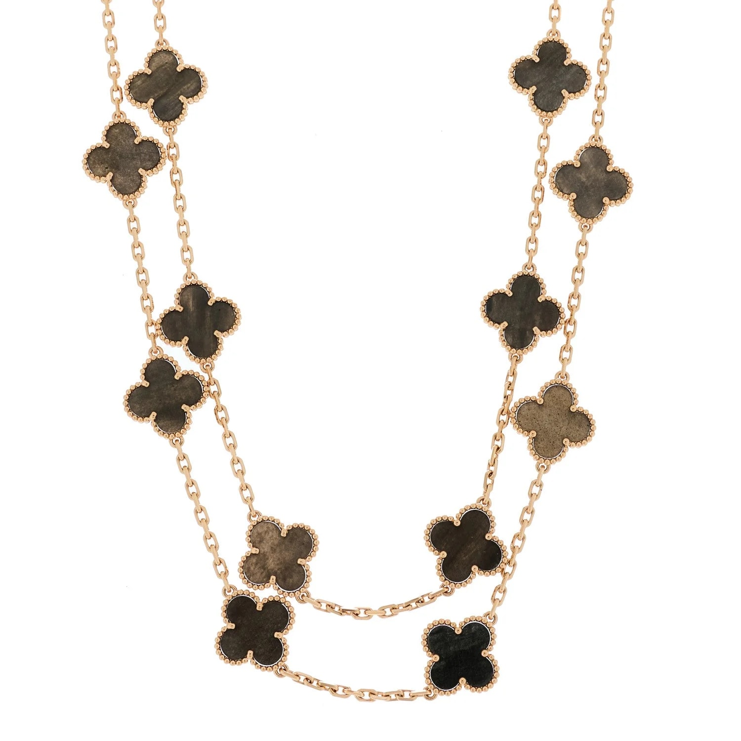 Van Cleef & Arpels — 18K Rose Gold 20 Motifs Alhambra — Jewelry — resale