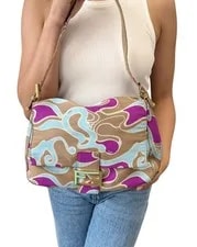 Fendi — Fendi Mamma Baguette Psychedelic Print — Handbag — resale