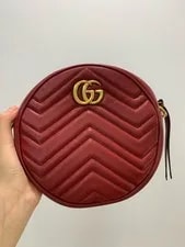 Gucci — Gucci GG Marmont Round Crossbody Auth — Handbag — resale