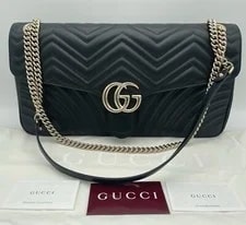 Gucci — NEW Gucci Marmont Large Crossbody $3700 Authentic — Handbag — resale