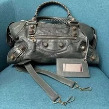 Balenciaga — Balenciaga Classic City Blackish Aged QY20 26.06.03 — Handbag — resale