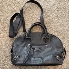 Balenciaga — Balenciaga Motocross Classic City Bowling Dome Satchel y2k — Handbag — resale