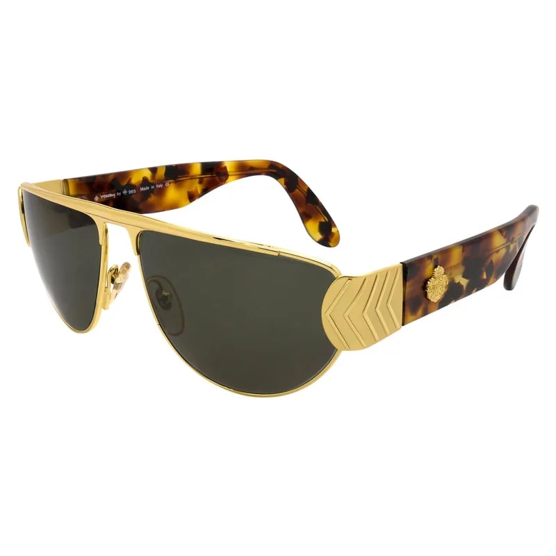 Egon von Furstenberg — Egon von Furstenberg Aviator Sunglasses, Italy, 1980s — Designer Shoe — resale