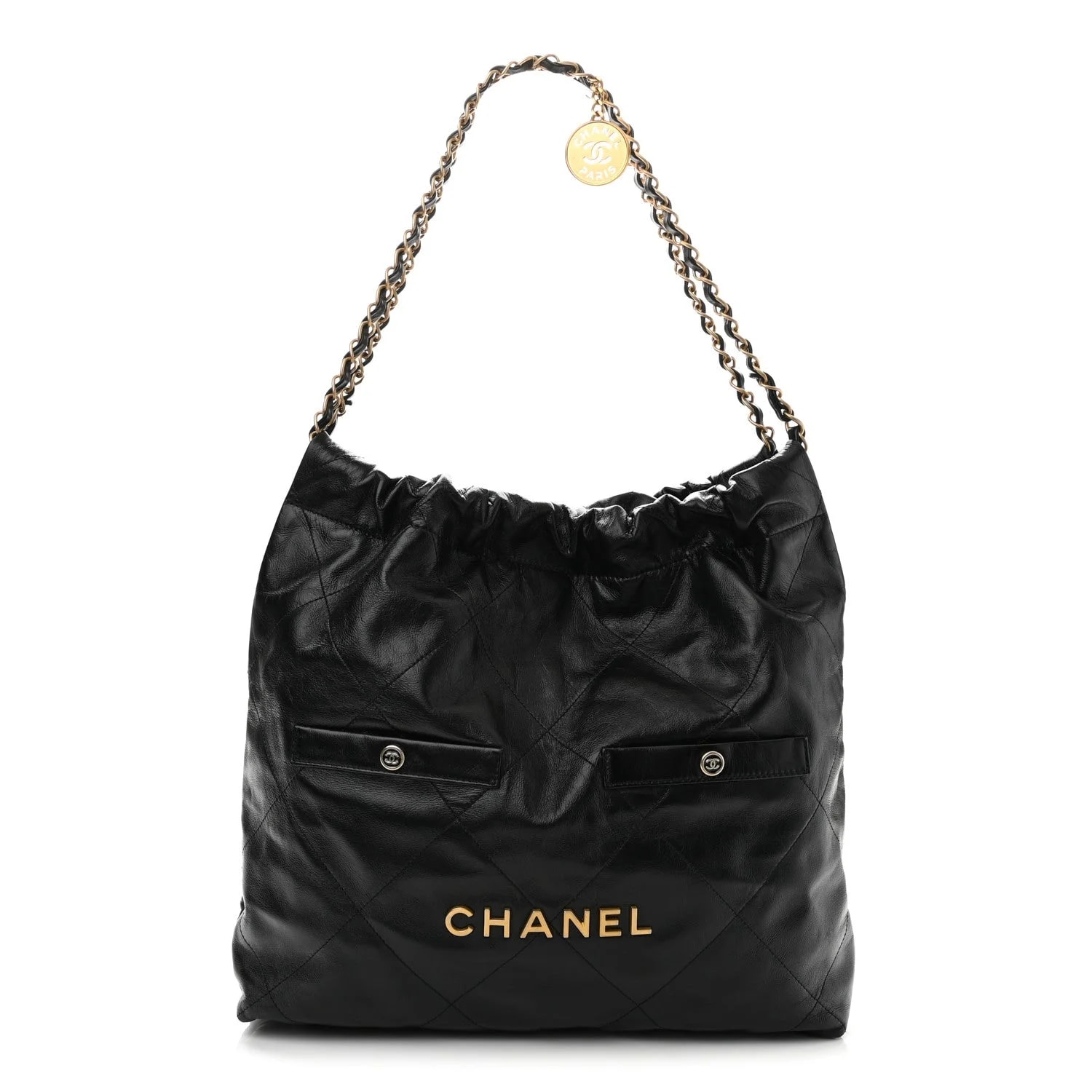 Chanel — Shiny Double Pocket Chanel 22 — Handbag — resale