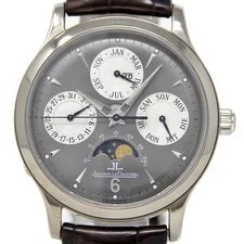 Jaeger-LeCoultre — Jaeger-LeCoultre Master Quantieme Perpetual White Gold 140.3.80 2YEARWTY #208-2 — Watch — resale