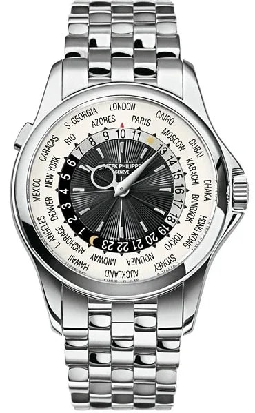 Worldofluxuryus — Patek Philippe Complications World Time 18K White Gold — Watch — resale