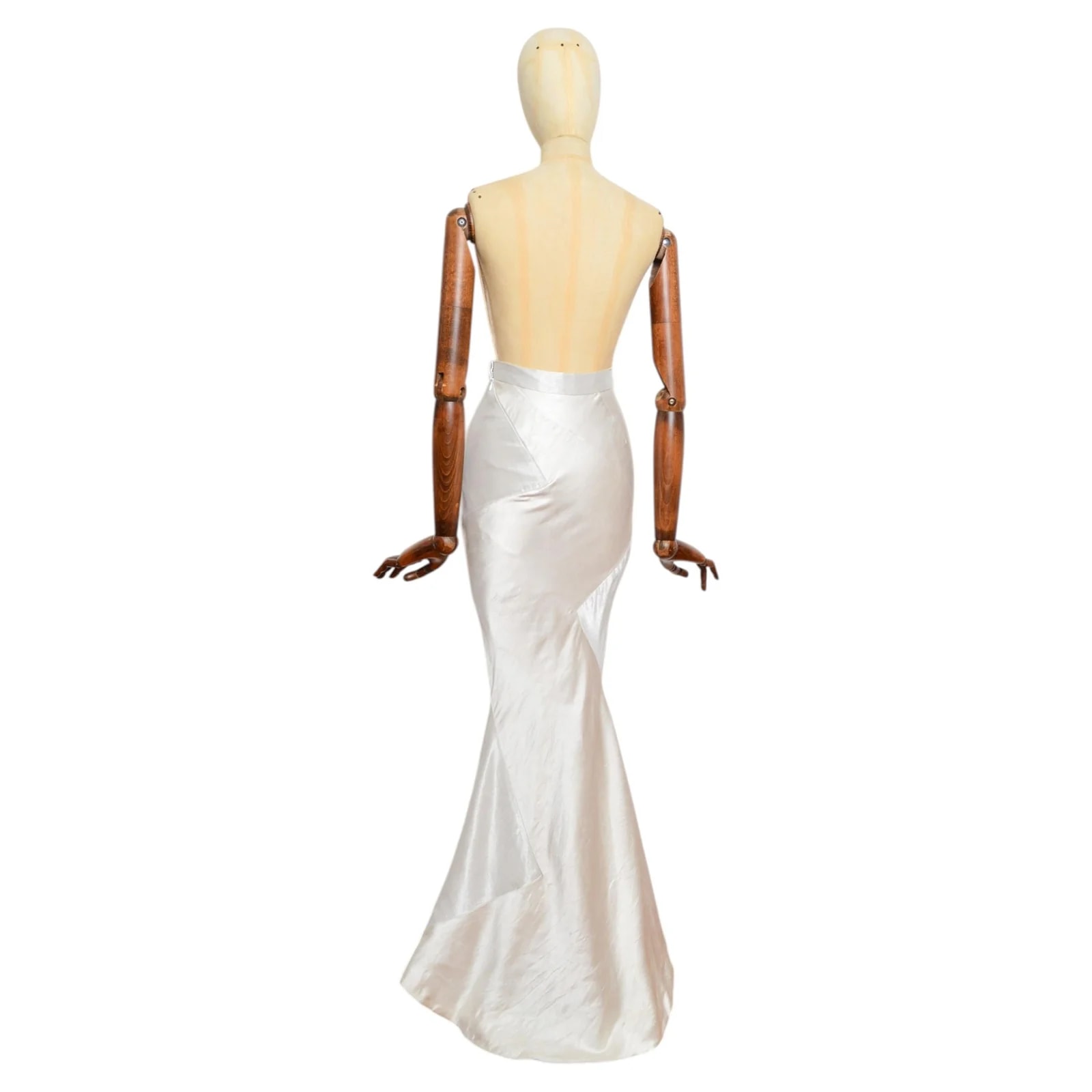 Vivienne Westwood — Haute Couture Vivienne Westwood Shantung Pearlescent Floor-Length Skirt — Clothing — resale