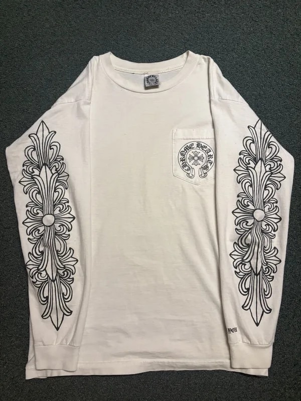 Chrome Hearts — ! 90’s Hearts Floral LA Long Sleeve — streetwear — resale