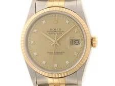 Rolex — Rolex Datejust 16233G Stainless Steel / Diamond / Yellow Gold 36mm #DW1415 — Watch — resale
