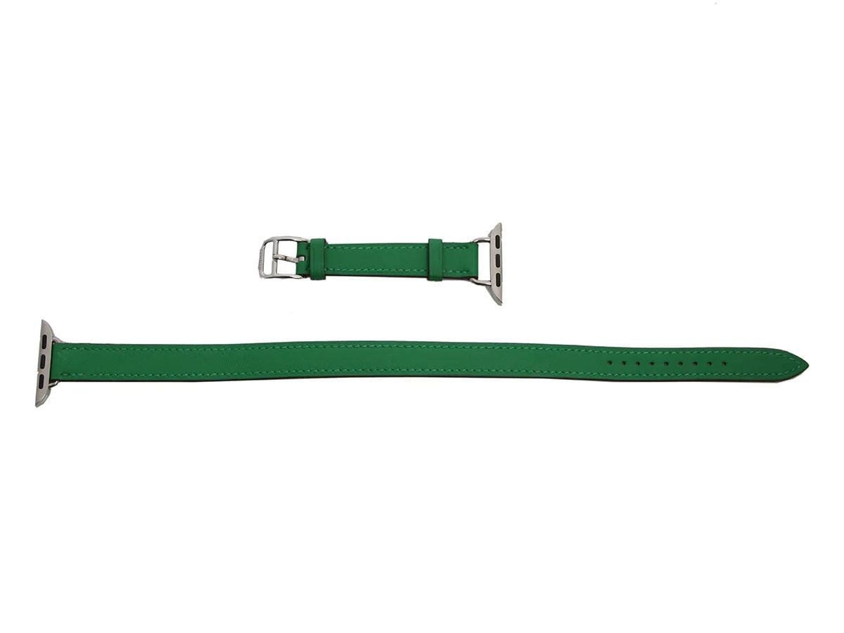 Hermès — Hermès Vert Swift Apple Double Tour Band 42mm — Watch — resale