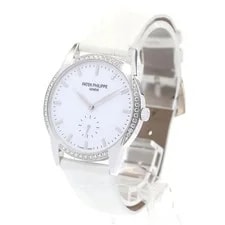Patek Philippe — Patek Philippe Calatrava 7122/200G 33mm WG White Dial Hand-Winding #C1458 — Watch — resale