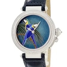 Cartier — Cartier Pasha WJ124006 Automatic 42mm K18WG Diamond Blue #HD020 — Watch — resale